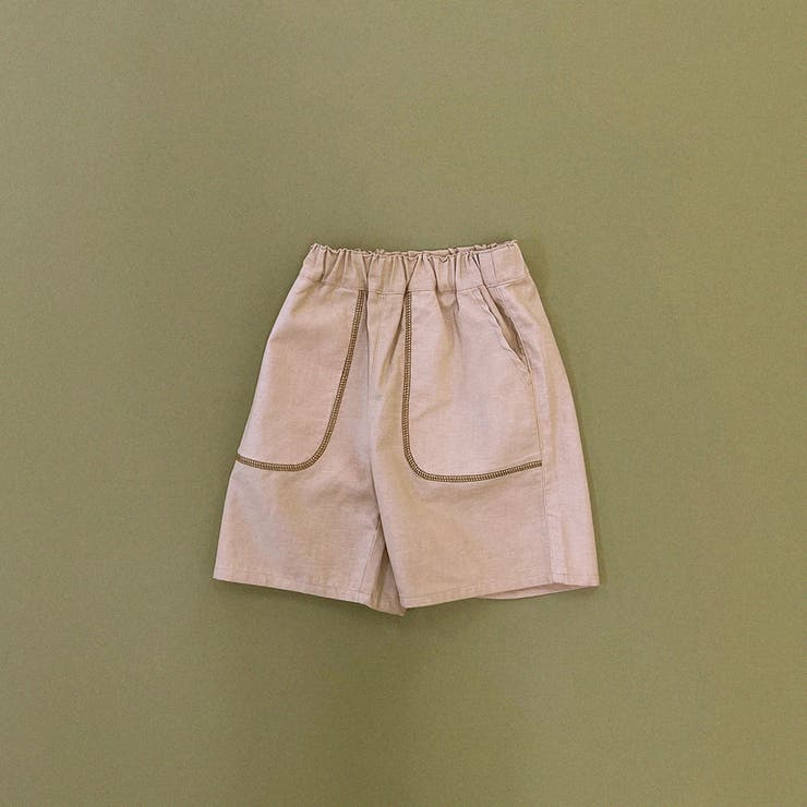 【aBity select./アビティセレクト】配色ステッチハーフパンツ | ブランシェス | 詳細画像2 