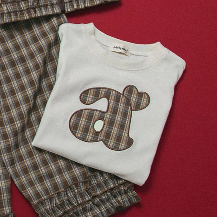 【aBity select アビティセレクト】チェック柄アップリケ長袖Tシャツ | ブランシェス | 詳細画像2 