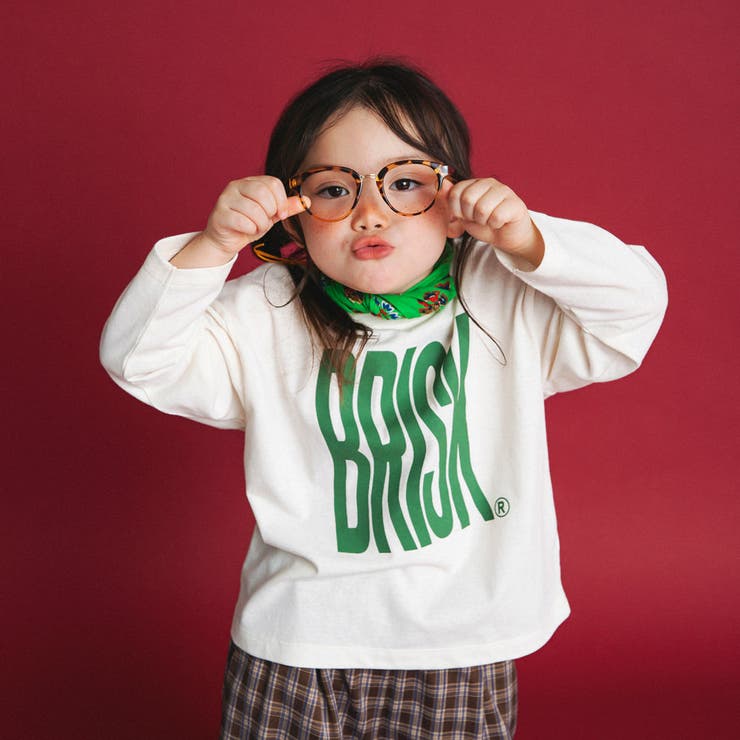 アイボリー | 【aBity select アビティセレクト】アソートロゴ長袖Tシャツ | ブランシェス