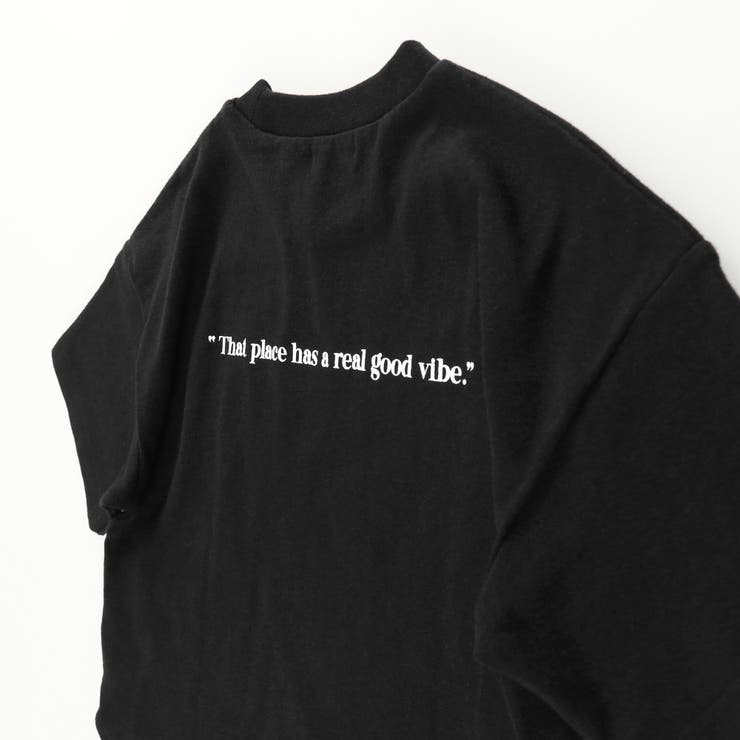 ブラック | 【男女兼用】BIGシルエットTシャツ  | ブランシェス