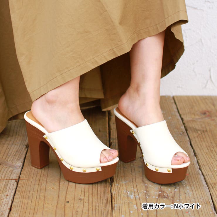 厚底 サボ ヒール サンダル 2018 春夏新作 サボ レディース [品番 