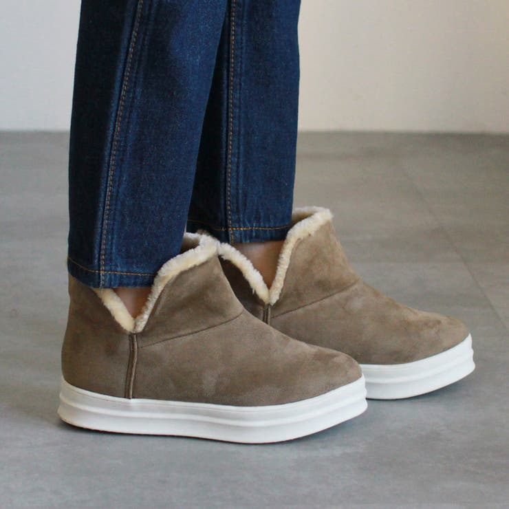 ムートン スニーカー ブーツ[品番：DCLS0001273]｜Brignton