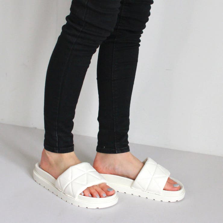 キルティング サンダル 靴[品番：DCLS0001292]｜Brignton