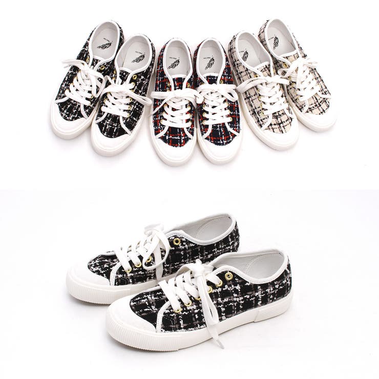 ツイード 厚底スニーカー レディーススニーカー | Brignton  | 詳細画像17 