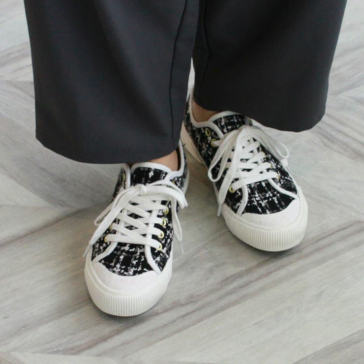 ツイード 厚底スニーカー レディーススニーカー | Brignton  | 詳細画像8 