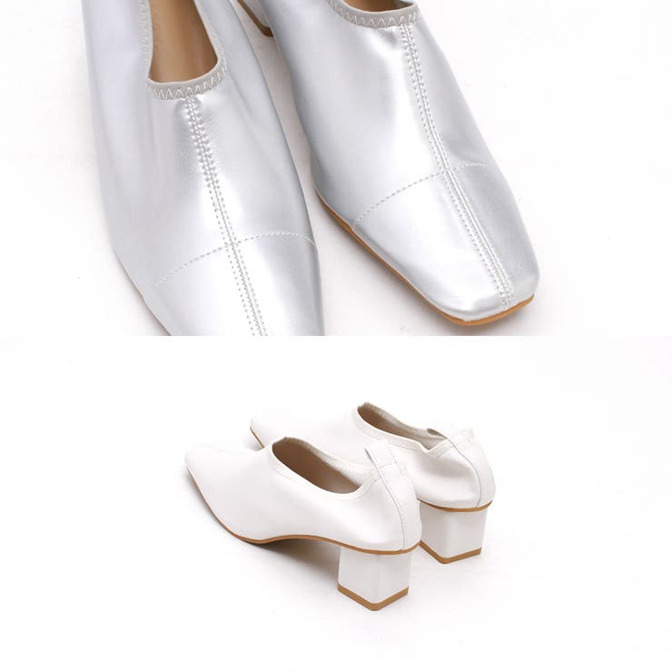 ストレッチパンプス ヒールパンプス ブーティ[品番：DCLS0001344