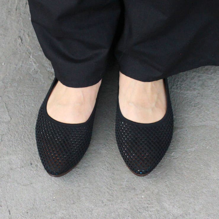 洗える軽量 ニットパンプス メッシュニット | Brignton  | 詳細画像3 