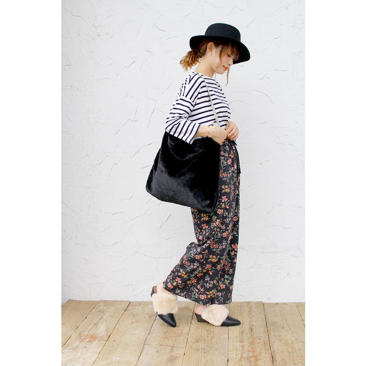 ふわもこ ファー サボ サンダル ウエッジソール | Brignton  | 詳細画像5 