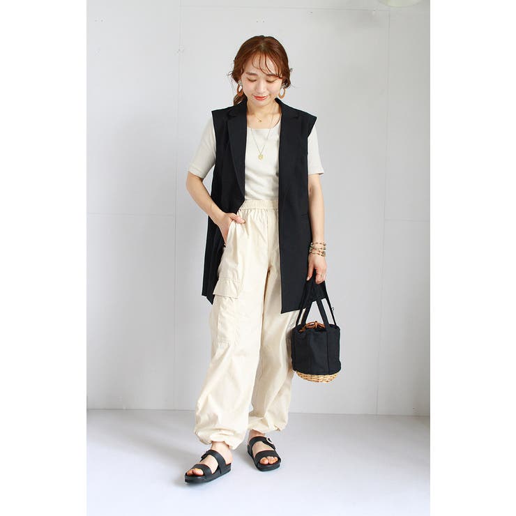 パールビジューストラップ サンダル レディース[品番