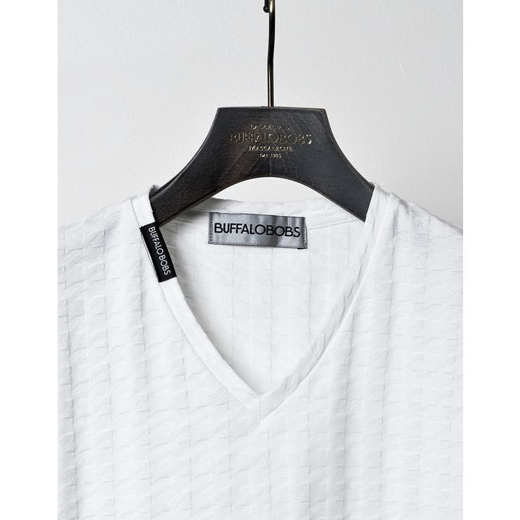 【WHITE】FAIRWAYハウンドトゥース クールマックス Tシャツ[品番：BFLM0000595]｜BUFFALO  BOBS（バッファローボブズ）のメンズファッション通販｜SHOPLIST（ショップリスト）