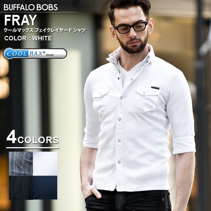 Freyクールマックス フェイクレイヤード シャツ 品番 Bflm Buffalo Bobs バッファローボブズ のメンズファッション通販 Shoplist ショップリスト