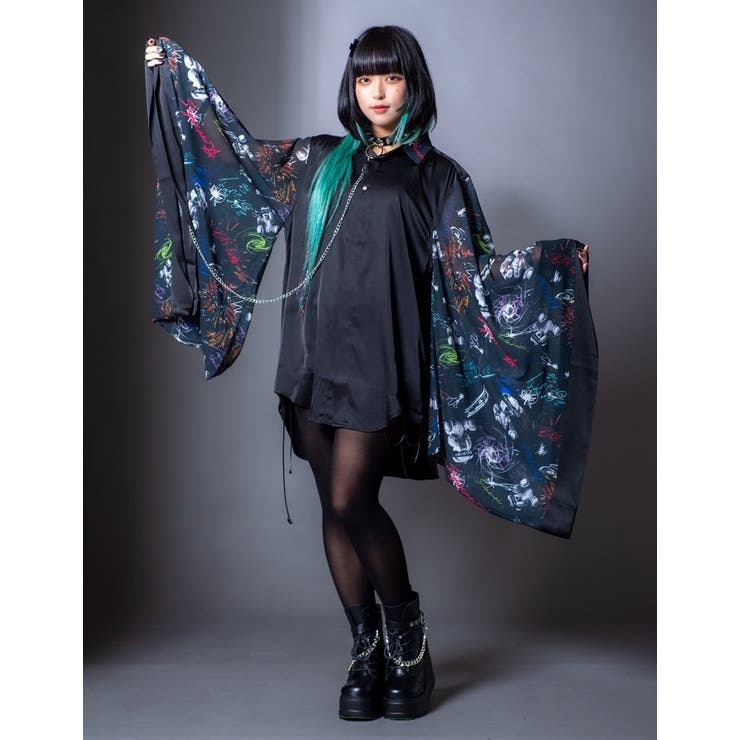 KIMONO キモノスリーブ ビッグシルエット[品番：BFLM0000559