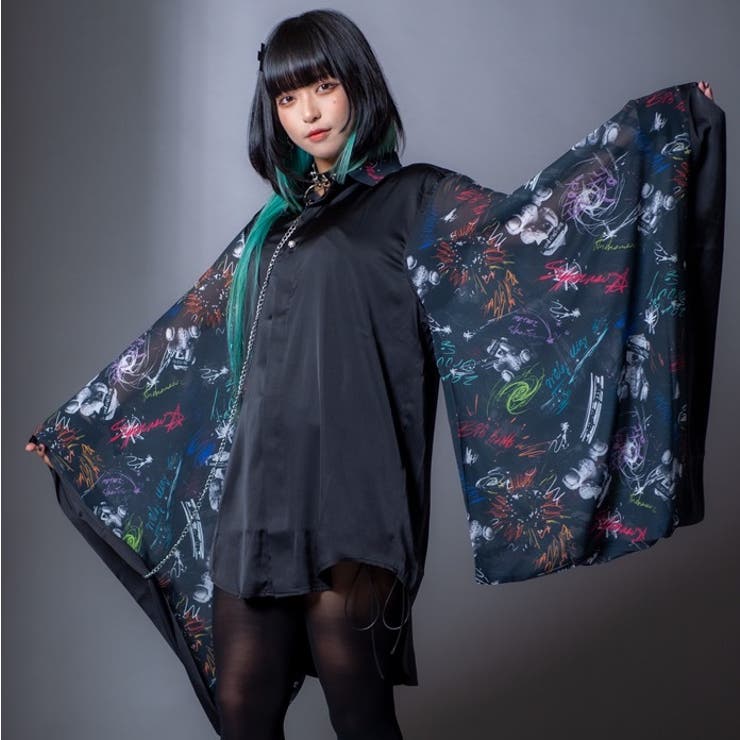 KIMONO キモノスリーブ ビッグシルエット[品番：BFLM0000559