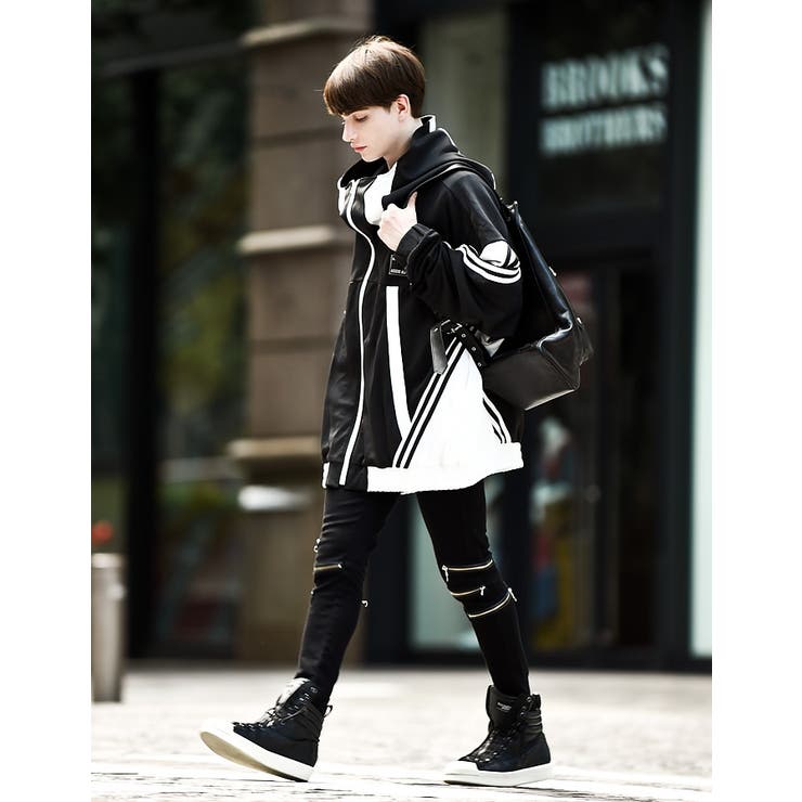KOCHE】SILKカラーブロック パッチワーク オーバーサイズ ポロシャツ