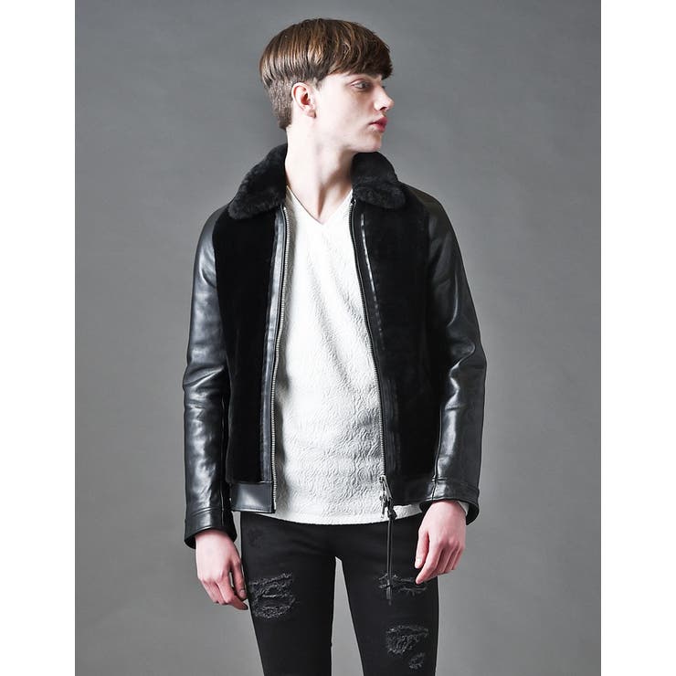 ほぼ新品 BUFFALO BOBS PUREGOLD 2way レザージャケット PUREGOLD BUFFALO BOBS[品番：BFLM0000184]｜BUFFALO BOBS