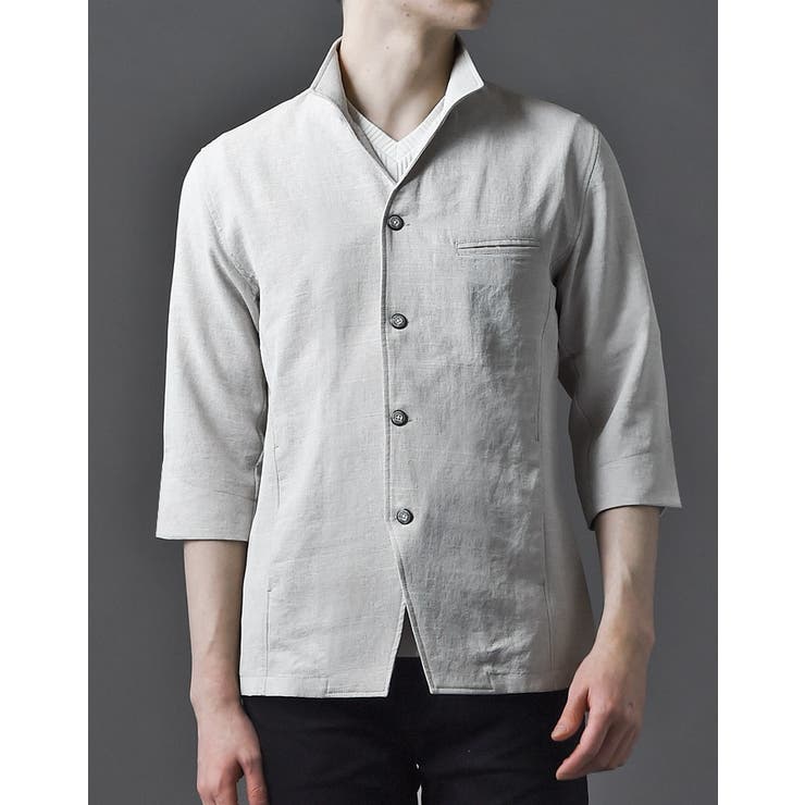 COZZA SHIRT(コッザ シャツ)イタリアンカラー[品番：BFLM0000619 