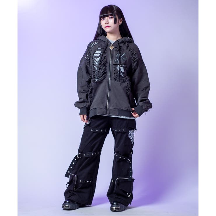 DESTROY HOODIE VEIN[品番：BFLM0000691]｜BUFFALO BOBS