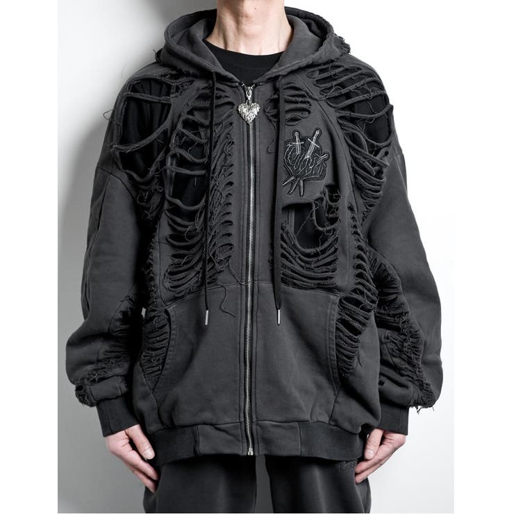 DESTROY HOODIE VEIN[品番：BFLM0000691]｜BUFFALO BOBS