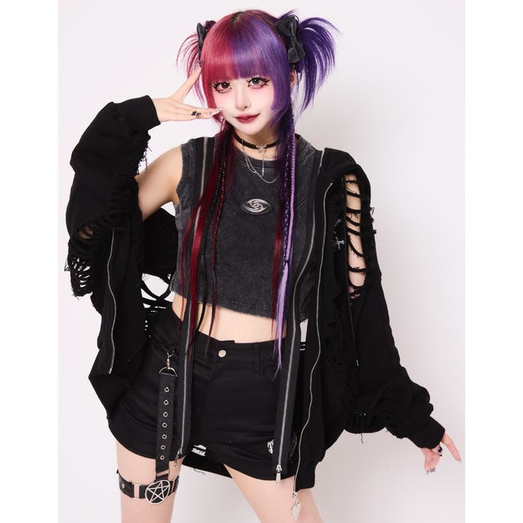 DESTROY HOODIE VEIN[品番：BFLM0000691]｜BUFFALO BOBS