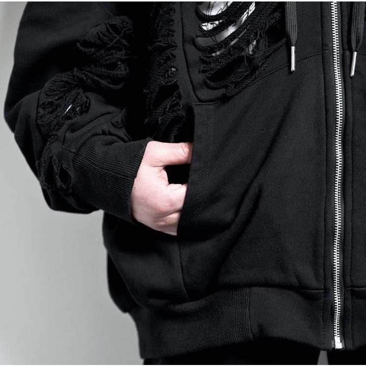 ジャケット・アウター 00s buffalo bobs gimmick hoodie jacket 00s buffalo bobs coated gimmick hoodie