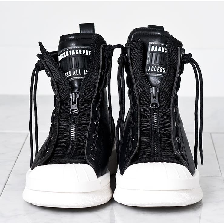 レザールック ハイカット スニーカー[品番：BFLM0000436]｜BUFFALO