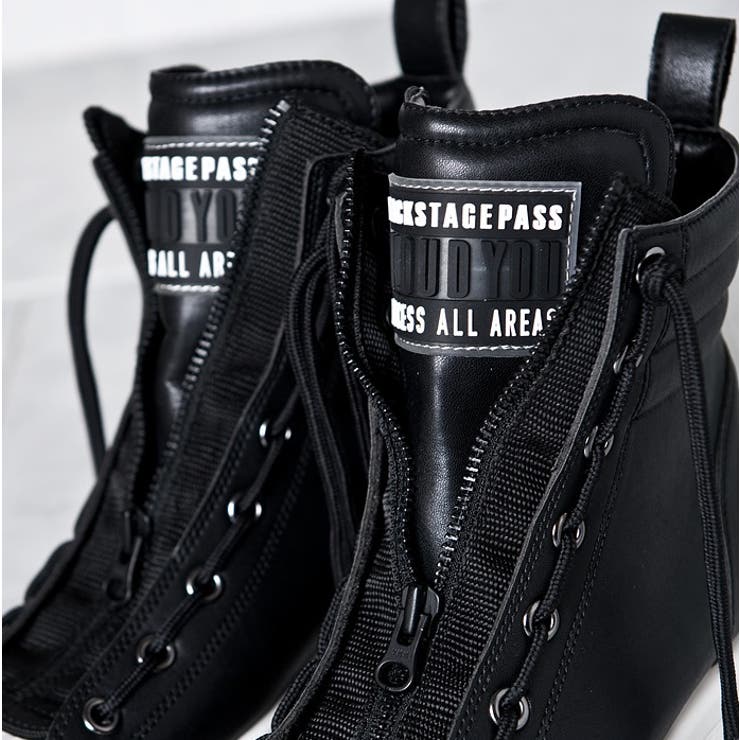 レザールック ハイカット スニーカー[品番：BFLM0000436]｜BUFFALO