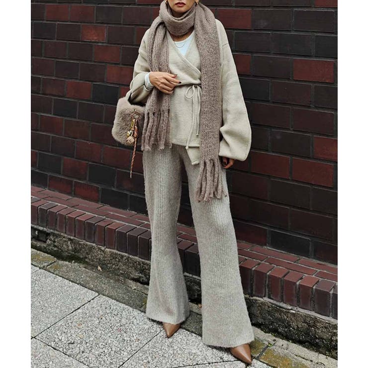 フリンジニットスカーフesutoreja マフラー スタイルアップ | BUYSENSE | 詳細画像10 