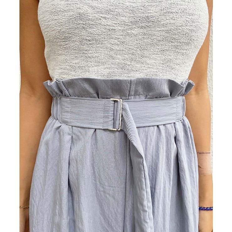 ハイウエストベルトデザインパンツ esutoreja ボトム | BUYSENSE | 詳細画像30 