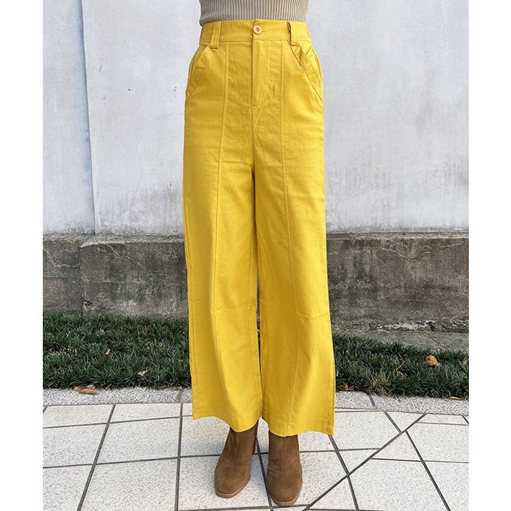 センターステッチカラーストレートパンツ esutoreja ボトム | BUYSENSE | 詳細画像14 