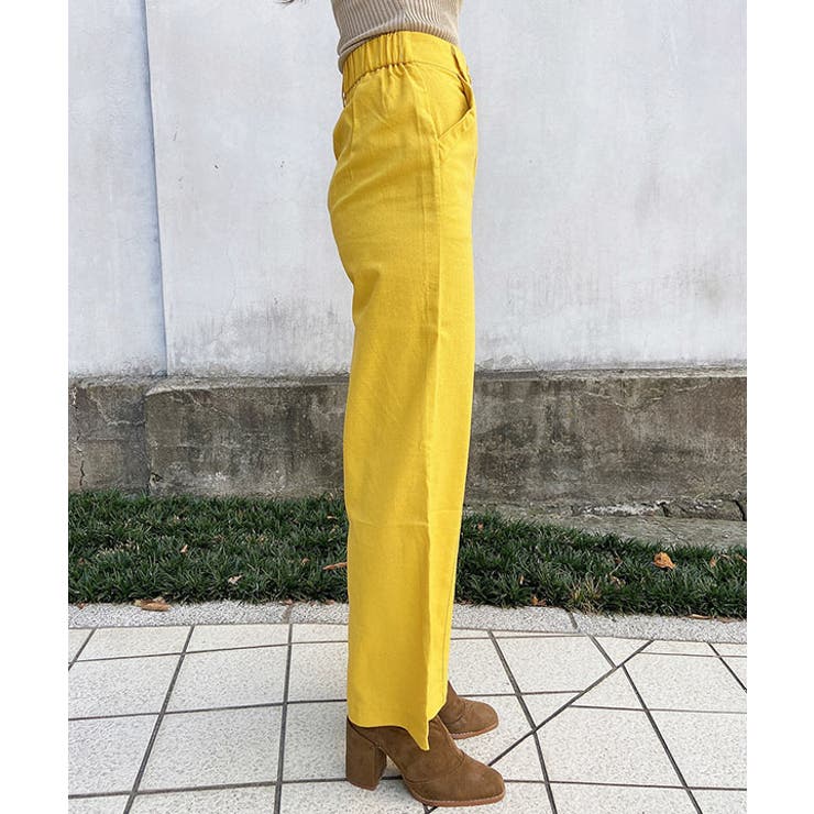 センターステッチカラーストレートパンツ esutoreja ボトム | BUYSENSE | 詳細画像15 