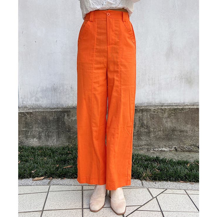 センターステッチカラーストレートパンツ esutoreja ボトム | BUYSENSE | 詳細画像22 
