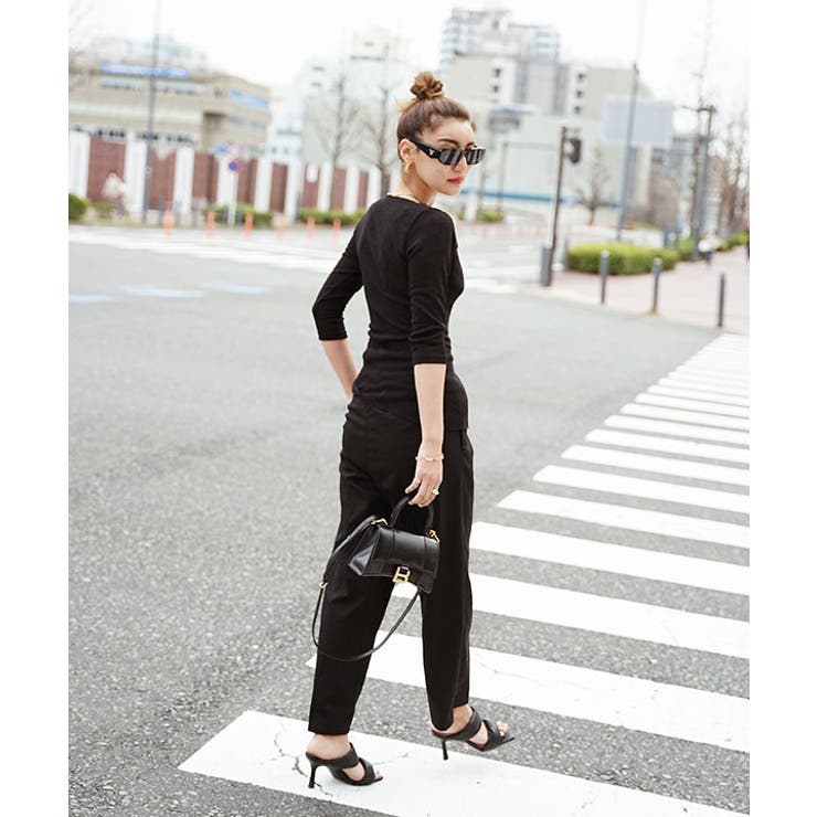 タックパンツ esutoreja ボトム スタイルアップ レディース トレンド | BUYSENSE | 詳細画像6 