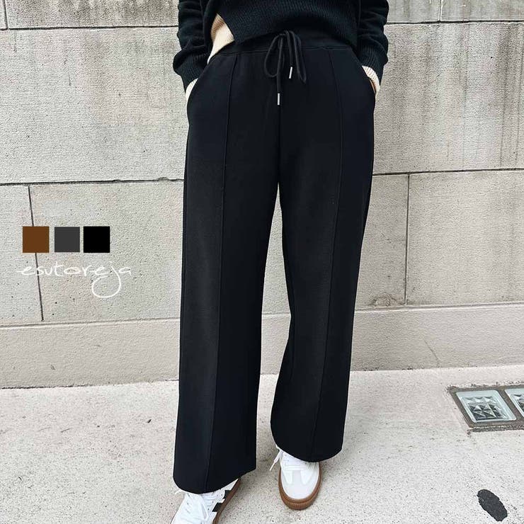 リラックスストレートパンツ esutoreja パンツ | BUYSENSE | 詳細画像1 