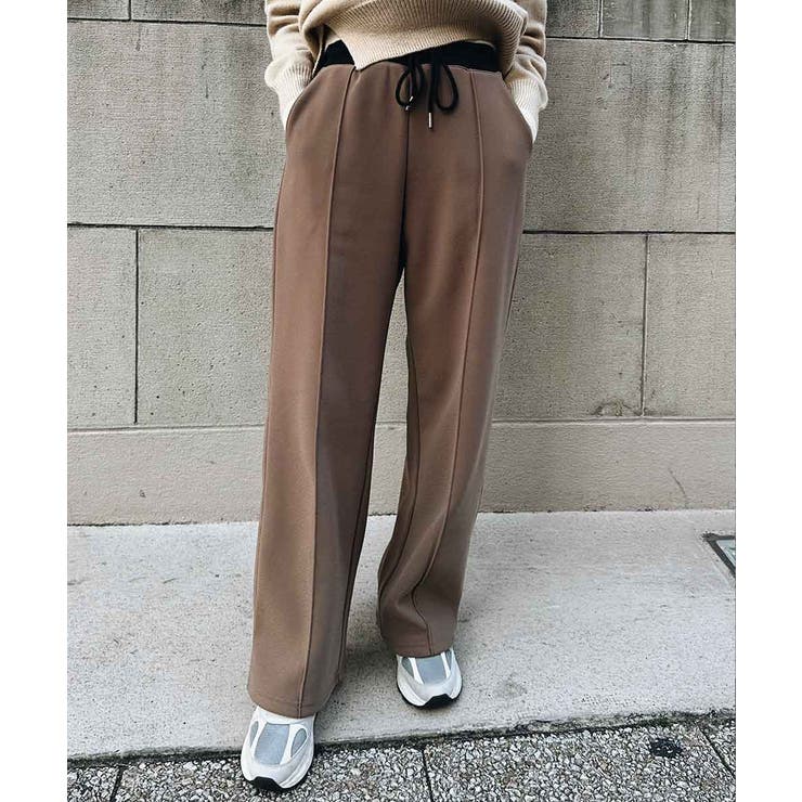 ブラウン | リラックスストレートパンツ esutoreja パンツ | BUYSENSE