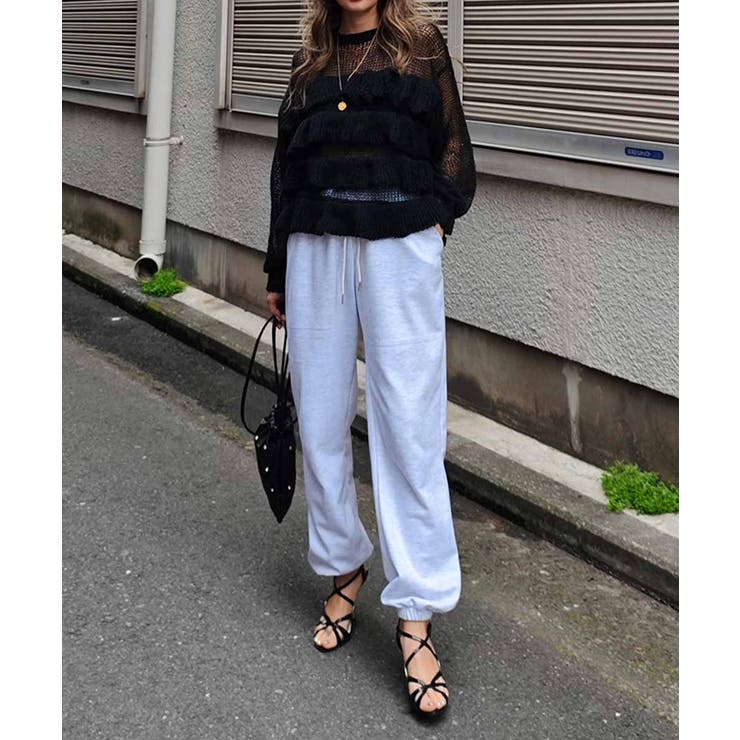 ハイウエストスウェットパンツesutoreja ボトム スタイルアップ | BUYSENSE | 詳細画像7 