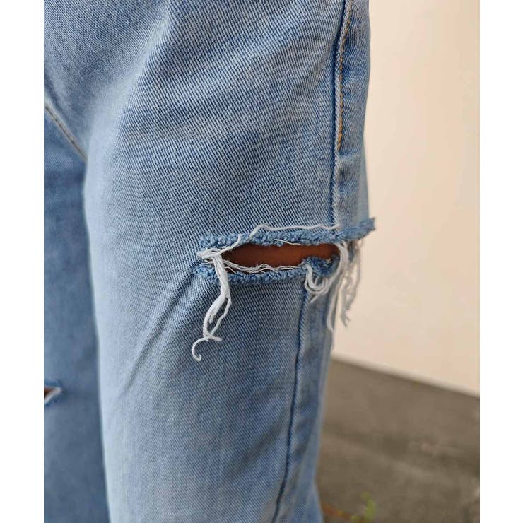 クラッシュダメージデニムesutoreja ボトム スタイルアップ | BUYSENSE | 詳細画像9 