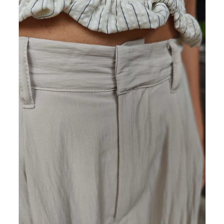 タフタ2タックワイドパンツesutoreja ボトム スタイルアップ | BUYSENSE | 詳細画像10 