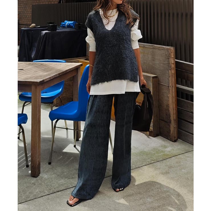 ベロアイージーパンツesutoreja パンツ スタイルアップ | BUYSENSE | 詳細画像7 