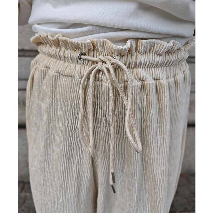 ベロアイージーパンツesutoreja パンツ スタイルアップ | BUYSENSE | 詳細画像9 