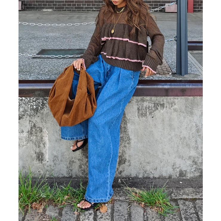 2タックバルーンワイドデニムesutoreja パンツ スタイルアップ | BUYSENSE | 詳細画像2 