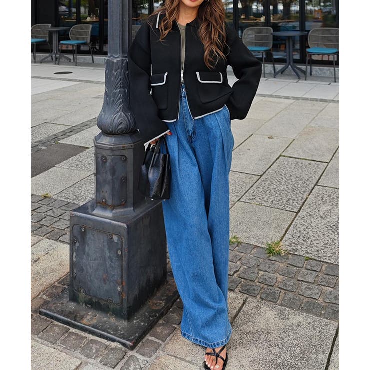 2タックバルーンワイドデニムesutoreja パンツ スタイルアップ | BUYSENSE | 詳細画像3 