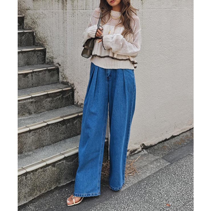 2タックバルーンワイドデニムesutoreja パンツ スタイルアップ | BUYSENSE | 詳細画像5 