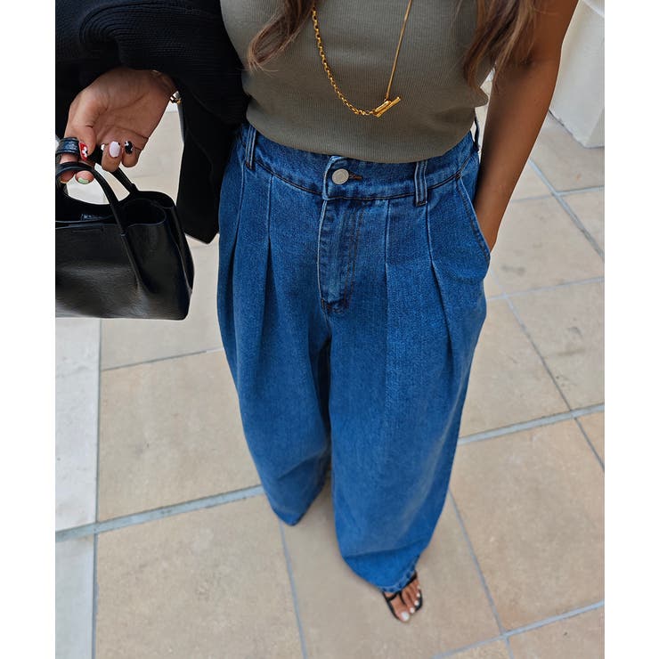 2タックバルーンワイドデニムesutoreja パンツ スタイルアップ | BUYSENSE | 詳細画像6 