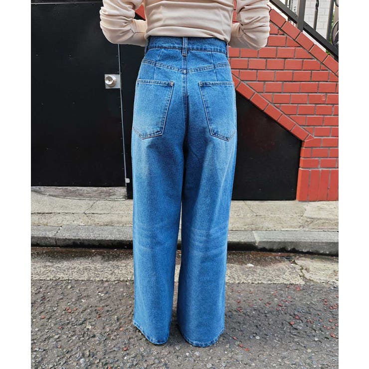 オーバーポケットデザインデニムesutoreja パンツ スタイルアップ | BUYSENSE | 詳細画像15 