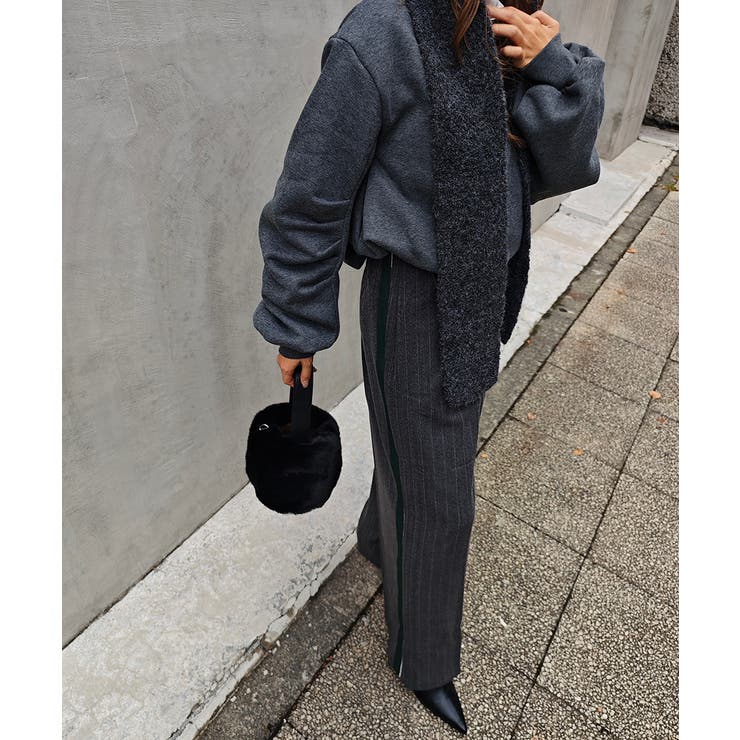 サイドラインストライプワイドパンツesutoreja ボトム スタイルアップ | BUYSENSE | 詳細画像10 