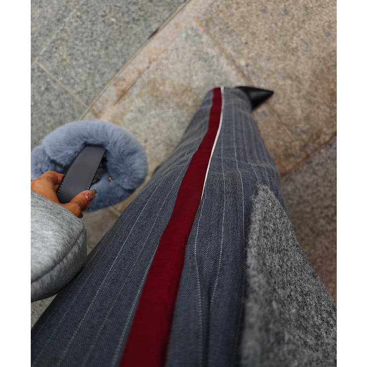 サイドラインストライプワイドパンツesutoreja ボトム スタイルアップ | BUYSENSE | 詳細画像6 