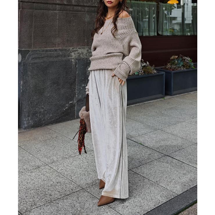 サイドラインベロアイージーパンツesutoreja ボトム スタイルアップ | BUYSENSE | 詳細画像8 