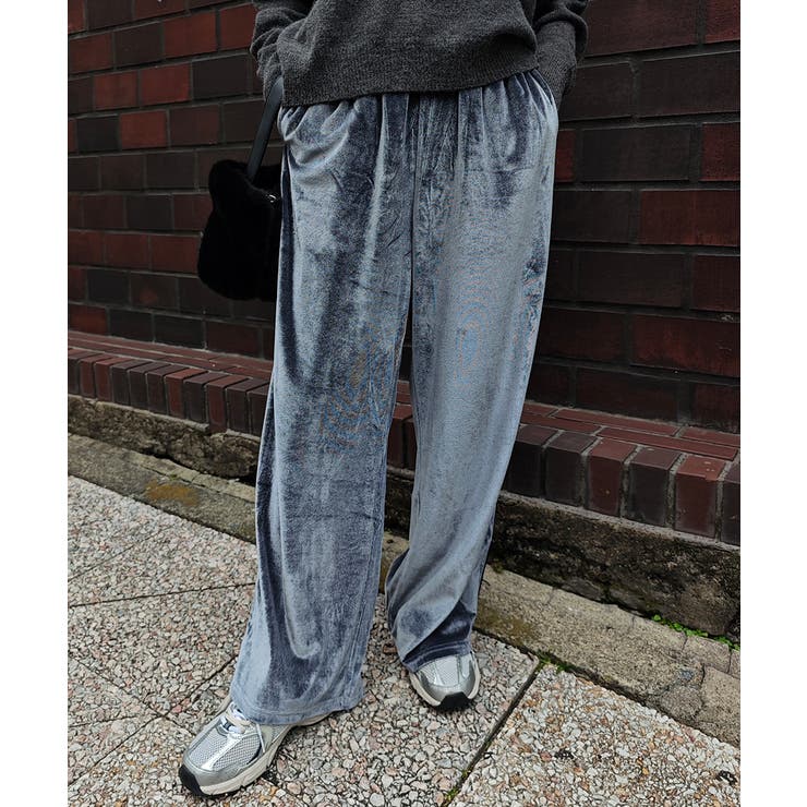 サイドラインベロアイージーパンツesutoreja ボトム スタイルアップ | BUYSENSE | 詳細画像10 