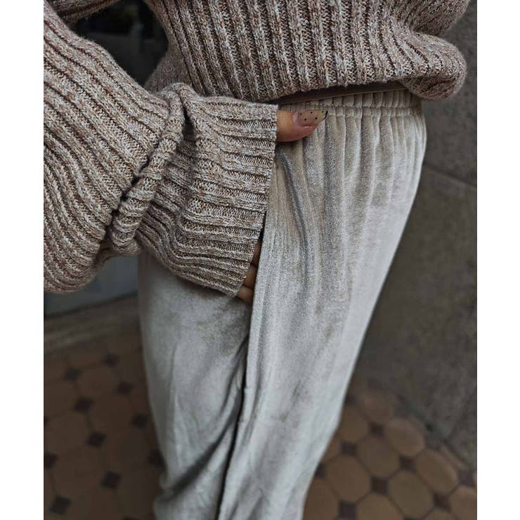 サイドラインベロアイージーパンツesutoreja ボトム スタイルアップ | BUYSENSE | 詳細画像14 