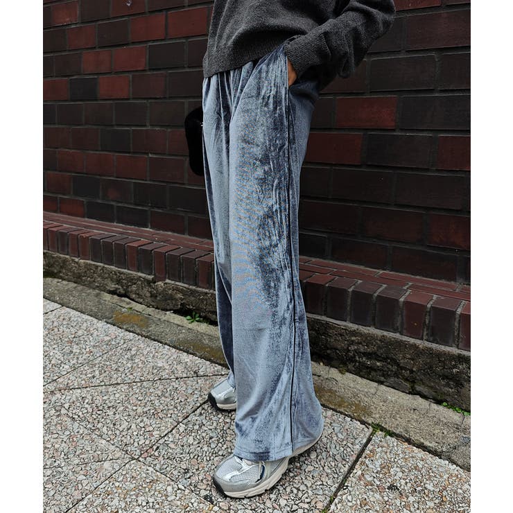 サイドラインベロアイージーパンツesutoreja ボトム スタイルアップ | BUYSENSE | 詳細画像2 